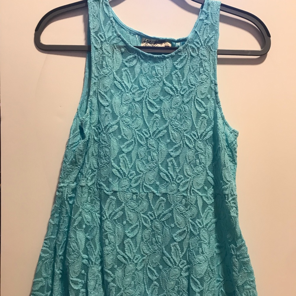 RESERVED FOR @germainecooper1 - Free People Sky Blue Lace Dress